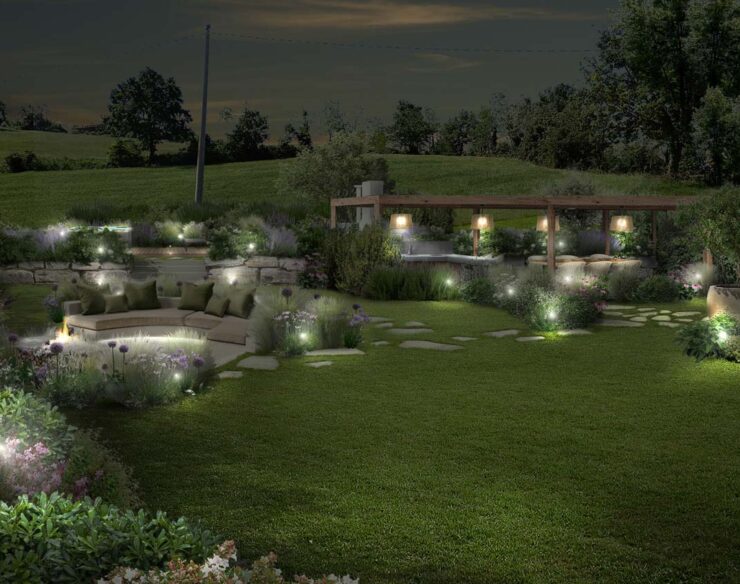 Il giardino di campagna sui colli romagnoli